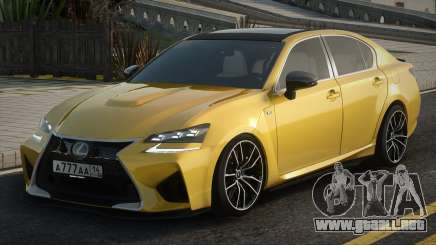 Lexus GS350 Yellow para GTA San Andreas