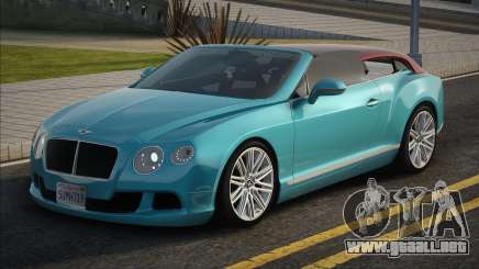 Bentley Continental GT 2014 Blue para GTA San Andreas