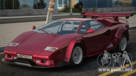 Lamborghini Countach Red para GTA San Andreas