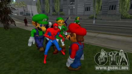 Luigi from Super Smash Bros Melee para GTA San Andreas