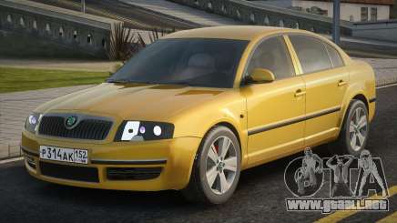 Skoda Superb Yellow para GTA San Andreas