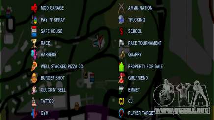 Hud colorido para GTA San Andreas