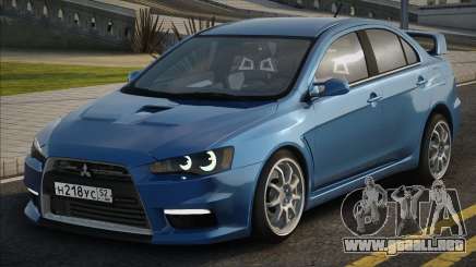 Mitsubishi Lancer Evolution Blue para GTA San Andreas