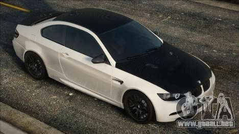 BMW M3 E92 White-Black para GTA San Andreas