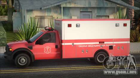 2008 Ford F-550 Ambulance para GTA San Andreas