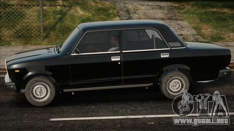 VAZ 2107 Negro en stock clásico para GTA San Andreas