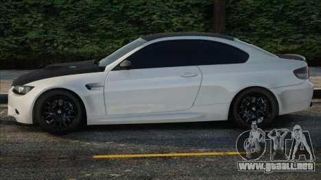 BMW M3 E92 White-Black para GTA San Andreas