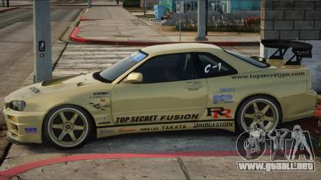 Nissan GTR-R34 TOP-SECRET Beerbaiyoke para GTA San Andreas