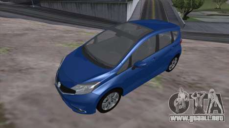 Nissan Note Euro 2014 para GTA San Andreas