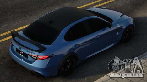 2020 Alfa Romeo Giulia GTA Blue para GTA San Andreas