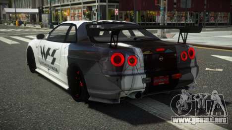 Nissan Skyline R34 Fizoxy para GTA 4