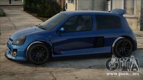 Renault Clio V6 Sport BLUE para GTA San Andreas