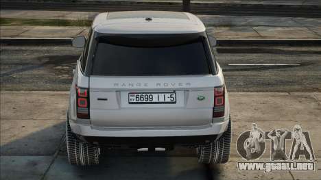 Land Rover Range Rover - White para GTA San Andreas