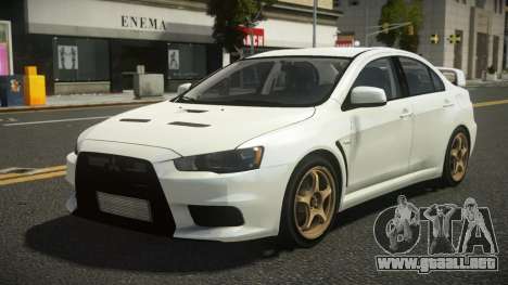 Mitsubishi Lancer Evolution X DSF para GTA 4