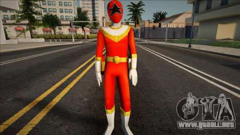 Red Zeo Ranger (Power Rangers Zeo) para GTA San Andreas