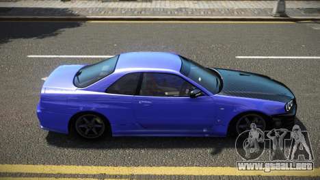 Nissan Skyline R34 Rufasey para GTA 4