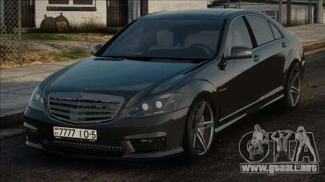 Mercedes-Benz S63 AMG (W221) 2011 para GTA San Andreas