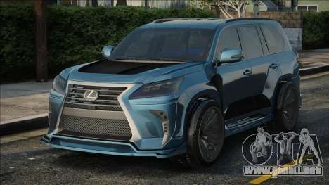 Lexus Lx570 Egiht Star para GTA San Andreas