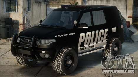 Uaz Patriot Police para GTA San Andreas