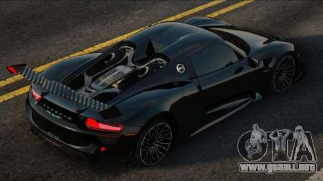 Porsche 918 Spyder 2014 Blek para GTA San Andreas