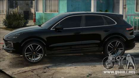 Porsche Cayenne Turbo Blacks para GTA San Andreas