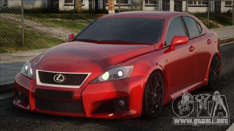 Lexus IS-F Red para GTA San Andreas