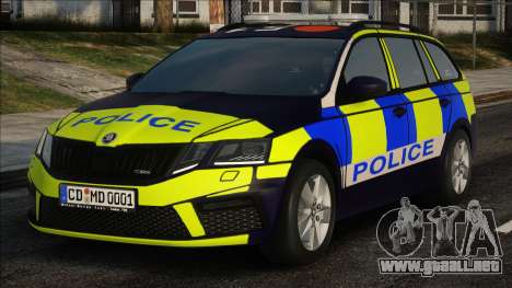 Skoda Octavia VRS Police para GTA San Andreas