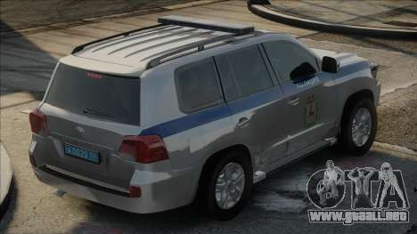 Toyota Land Cruiser 200 Policía para GTA San Andreas