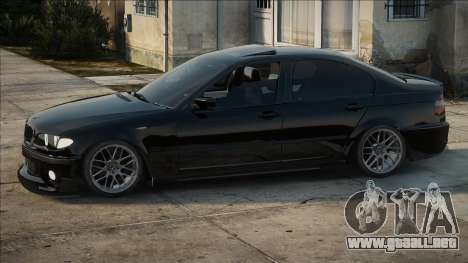 BMW E46 330D Black para GTA San Andreas