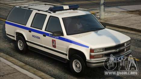 Chevrolet Suburban GMT400 1998 Milicia para GTA San Andreas