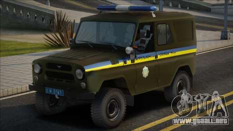 UAZ-31514 Servicio de Patrulla de Policía de Ucr para GTA San Andreas