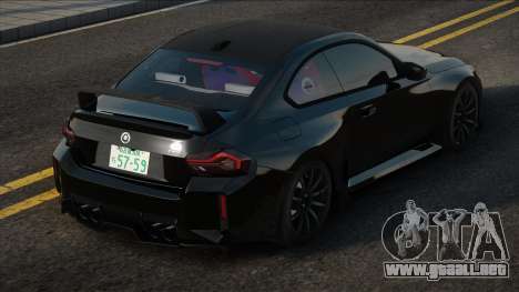 BMW M2 G87 Blek para GTA San Andreas