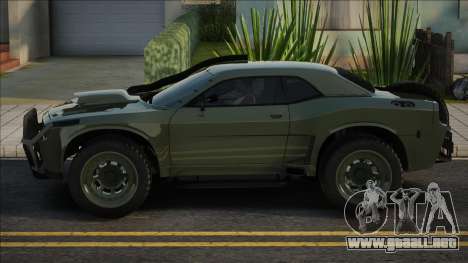 2010 Dodge Challenger SRT Military para GTA San Andreas