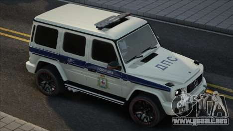 Mercedes-Benz G63 AMG Policía para GTA San Andreas