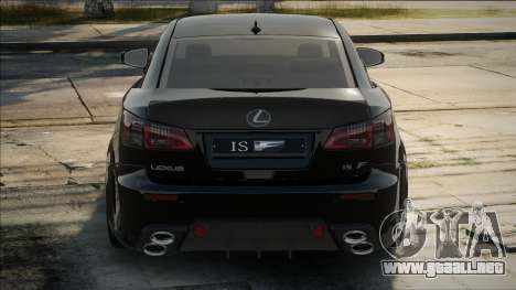 Lexus IS-F Blak para GTA San Andreas