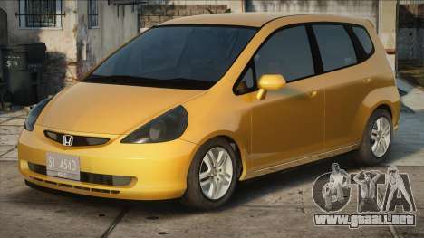 Honda Jazz Yellow para GTA San Andreas