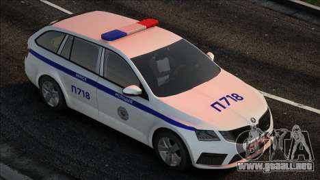 Skoda Octavia VRS MILITSIYA MINSK para GTA San Andreas