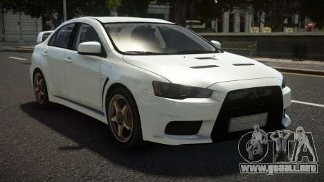 Mitsubishi Lancer Evolution X DSF para GTA 4