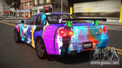 Nissan Skyline R34 Heroshi S4 para GTA 4