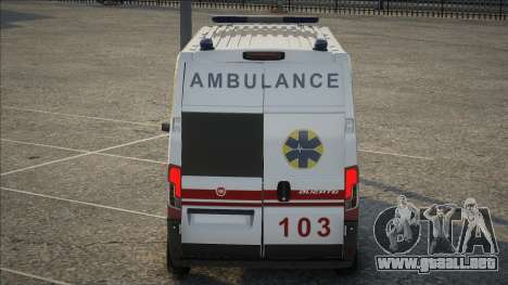 Fiat Ducato Ukrainian Ambulance para GTA San Andreas