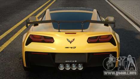 Chevrolet Corvette ZR1 2019 Yellow para GTA San Andreas