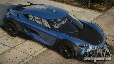 Koenigsegg Gemera Blue para GTA San Andreas