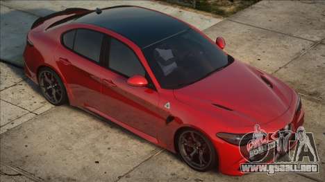 Alfa Romeo Giulia Quadrifoglio 2017 Red para GTA San Andreas