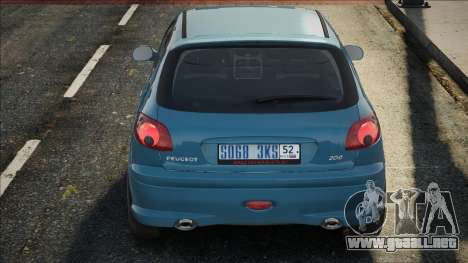 Peugeot 206 BL para GTA San Andreas