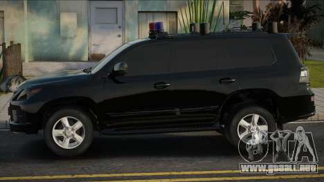 Lexus LX570 FBI para GTA San Andreas