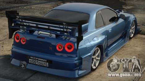 Nissan GT R34 [gtr] para GTA San Andreas