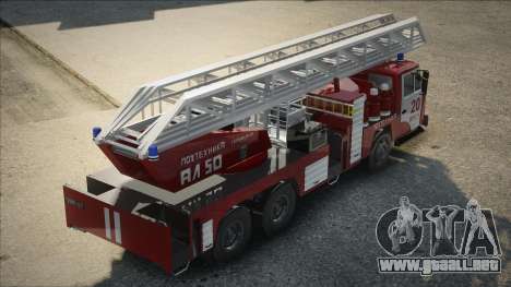 AL KamAZ-65115 Bombero (Ministerio de Situacione para GTA San Andreas