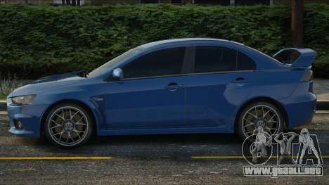 Mitsubishi Lancer Evolution Blu para GTA San Andreas