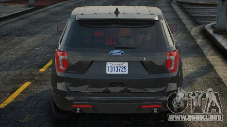 LAPD 2016 Ford Explorer Unmarked para GTA San Andreas