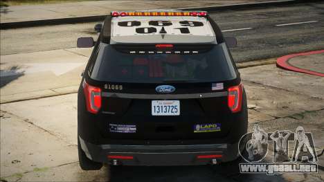 LAPD 2016 Ford Explorer para GTA San Andreas